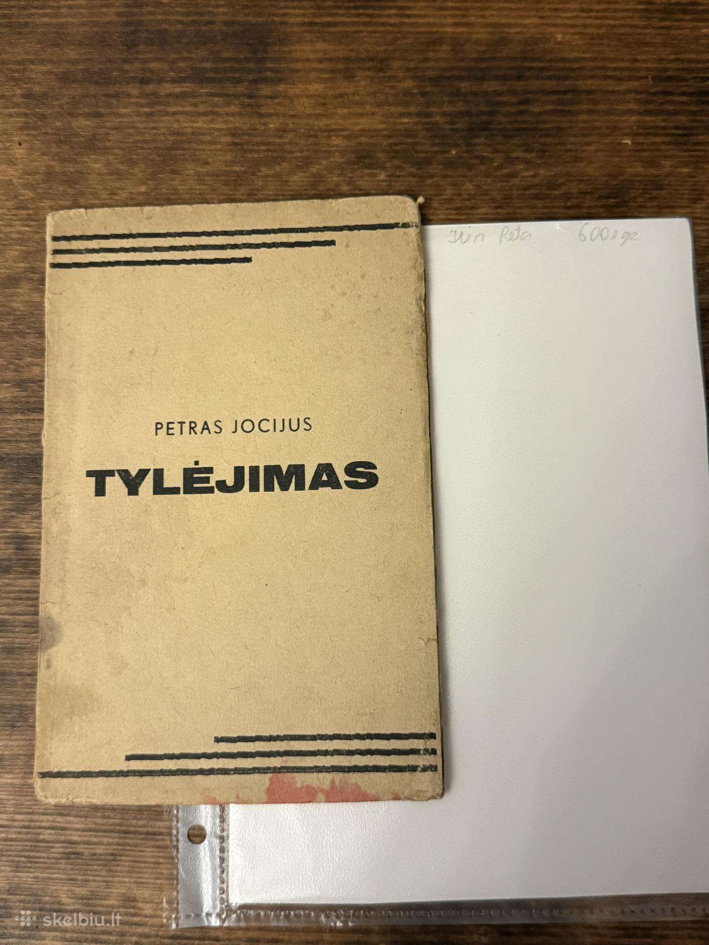 Tylėjimas 1938 m.