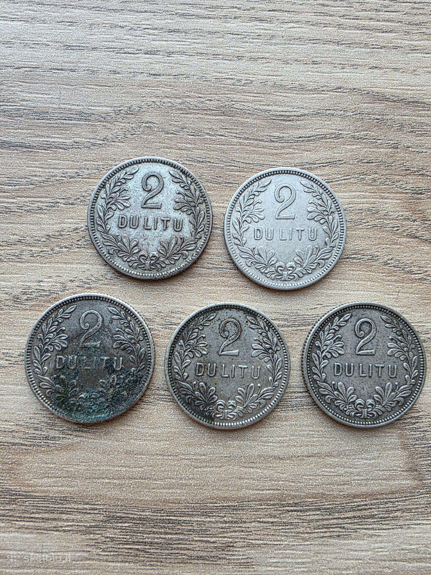 1925 metų 2 smetoniški litai Sidabras