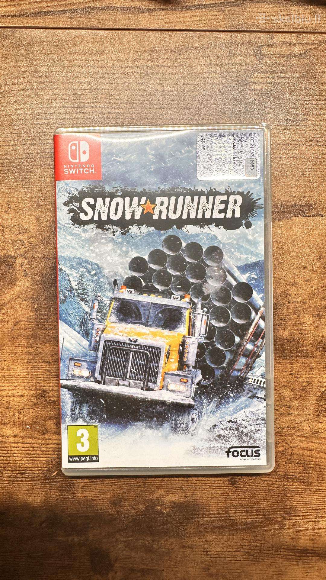 Parduodu Snowrunner žaidimą skirtą Nintendo Switch