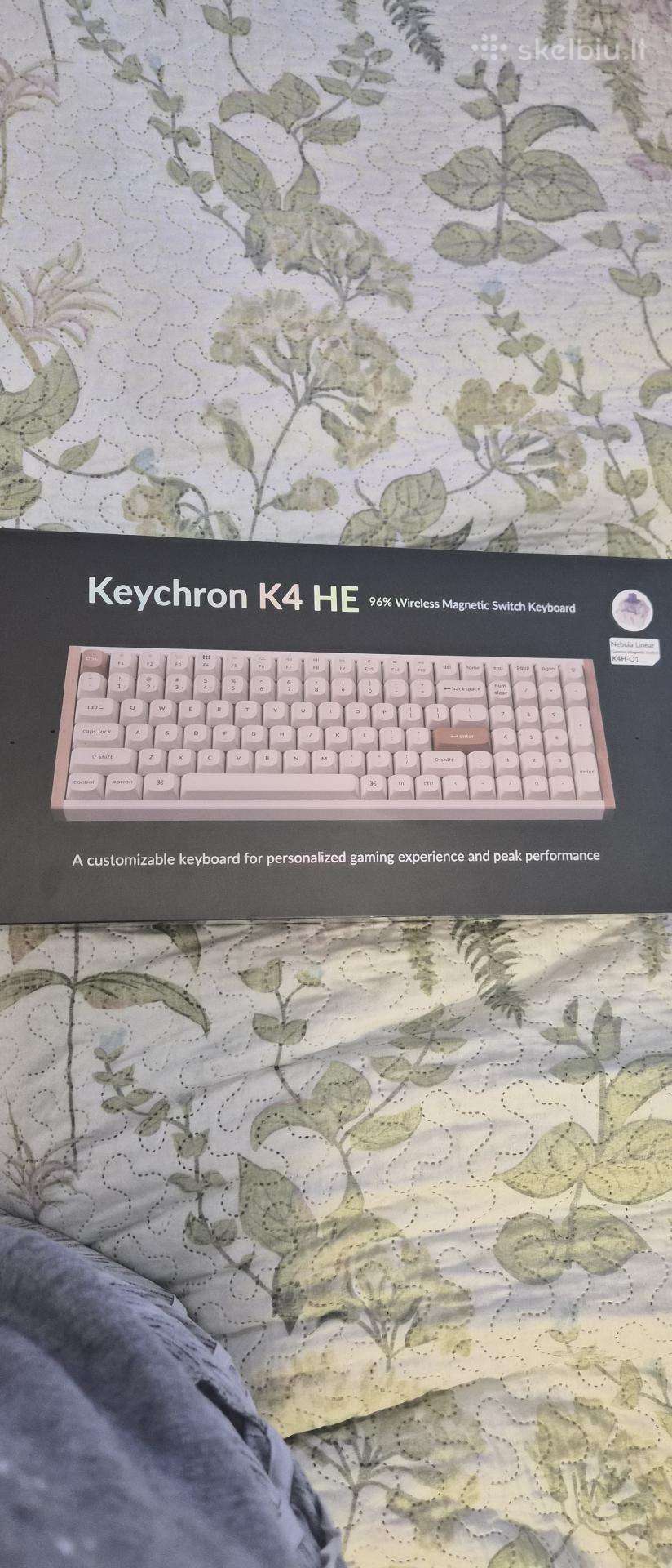 Belaidė žaidimų klaviatūra Keychron K4 He