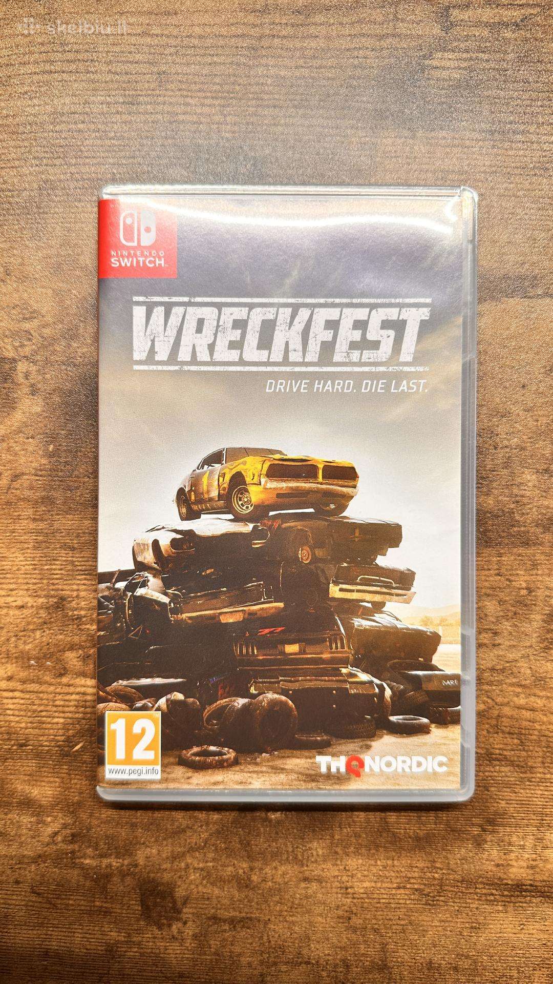 Parduodu Wreckfest žaidimą skirtą Nintendo Switch
