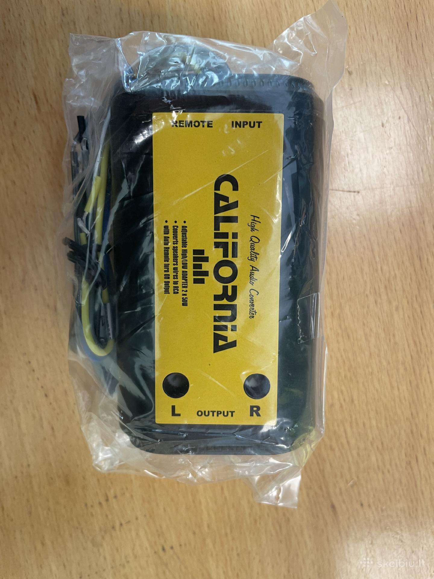 Hi - Lo adapteris su stiprintuvo paleidimo laidu