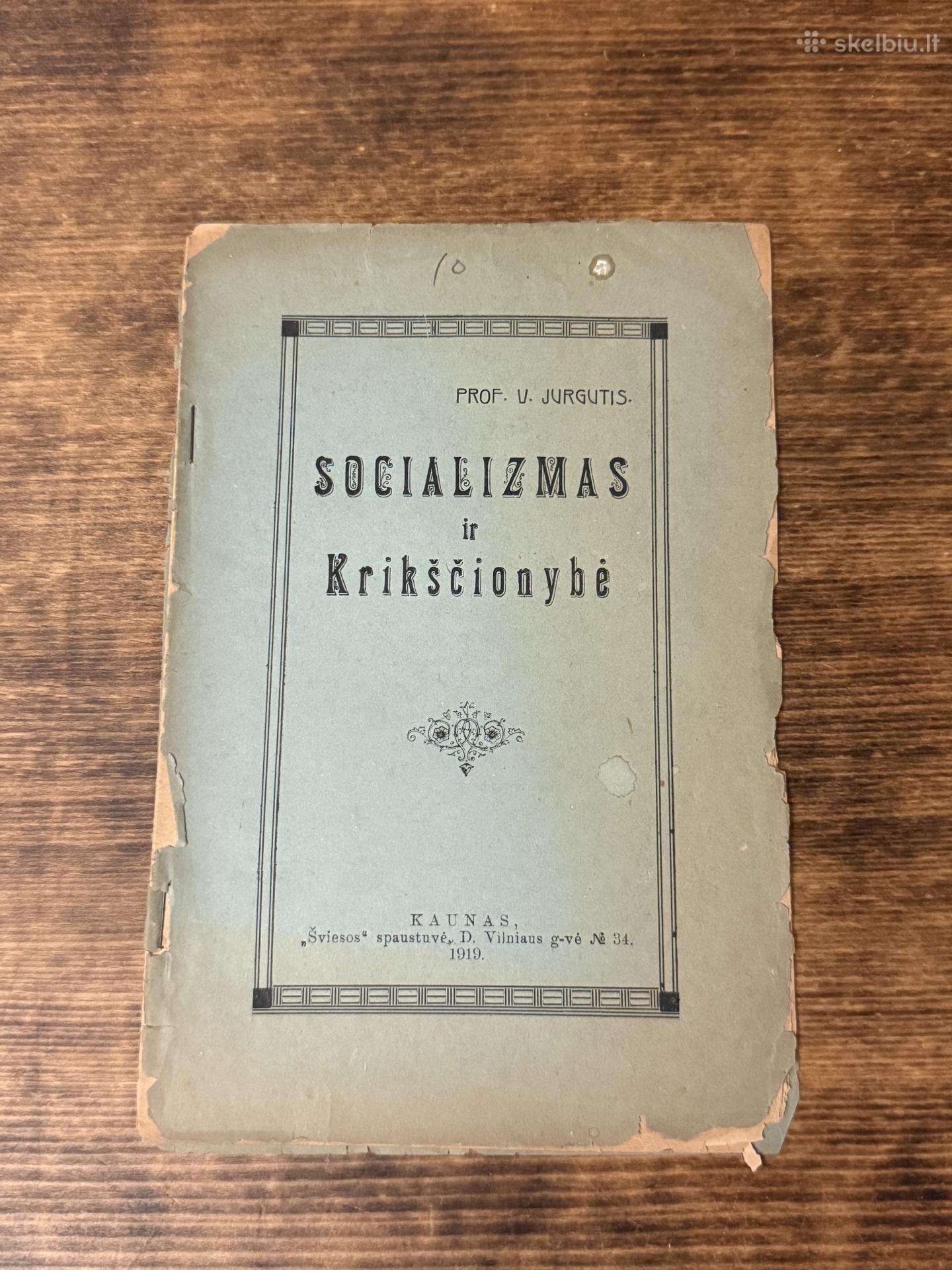 Socializmas ir krikščionybė 1919 m.