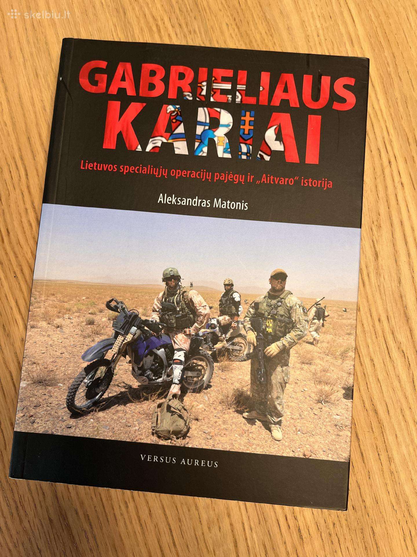 Itin reta knyga “Gabrieliaus kariai su aut.paraš
