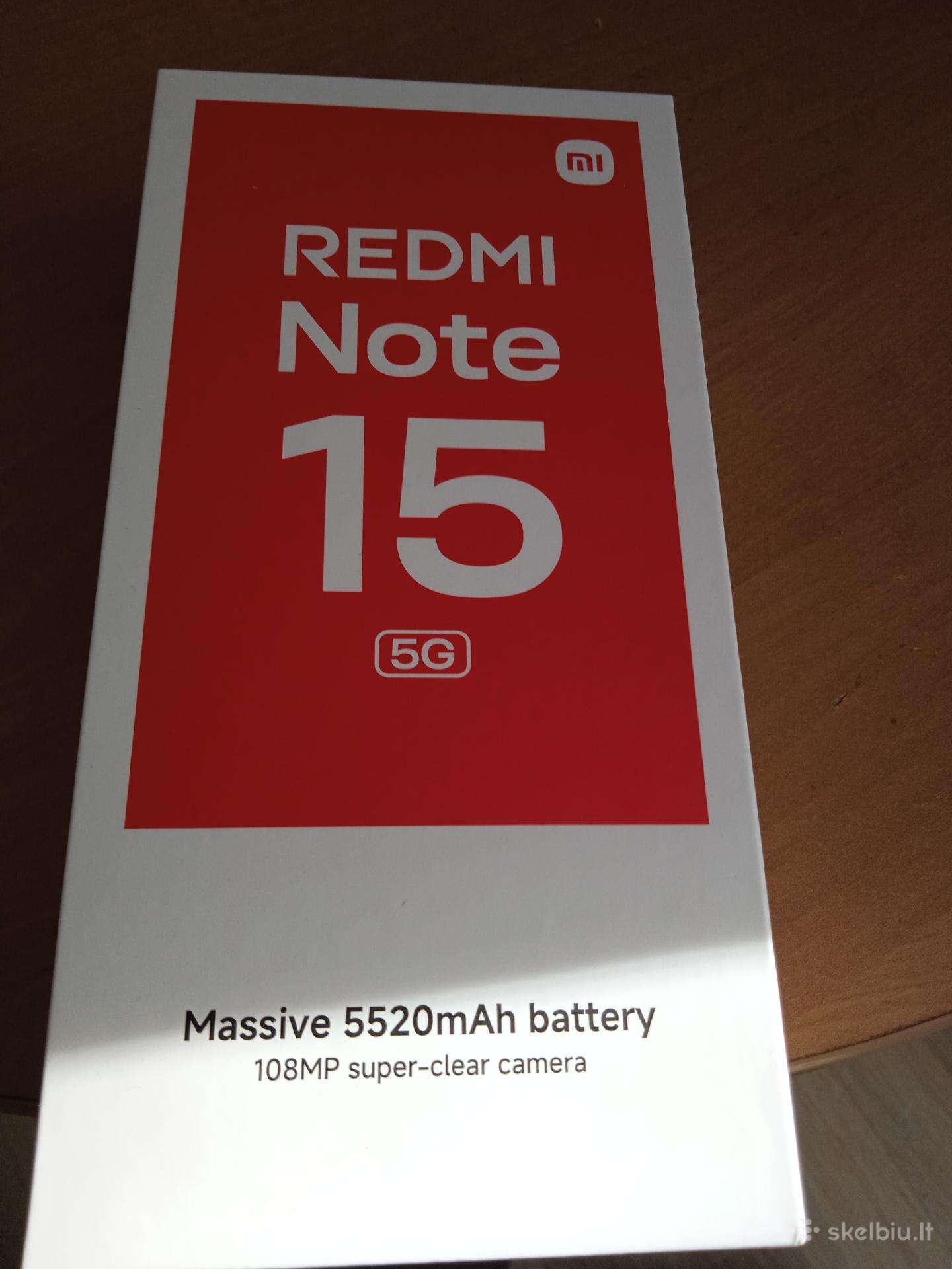 Xiaomi Redmi Note 15 5G parduodu nauja