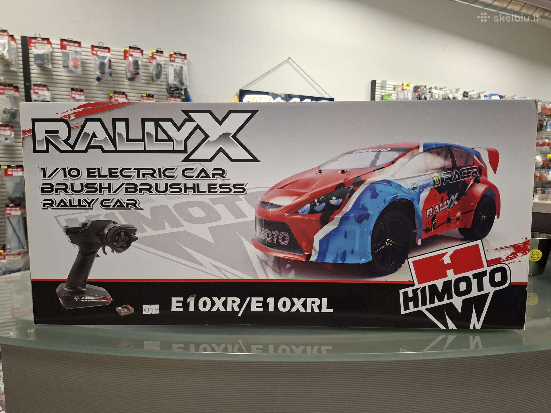 RC modelis Himoto 1/10 Rally X 2.4 GHz Rtr