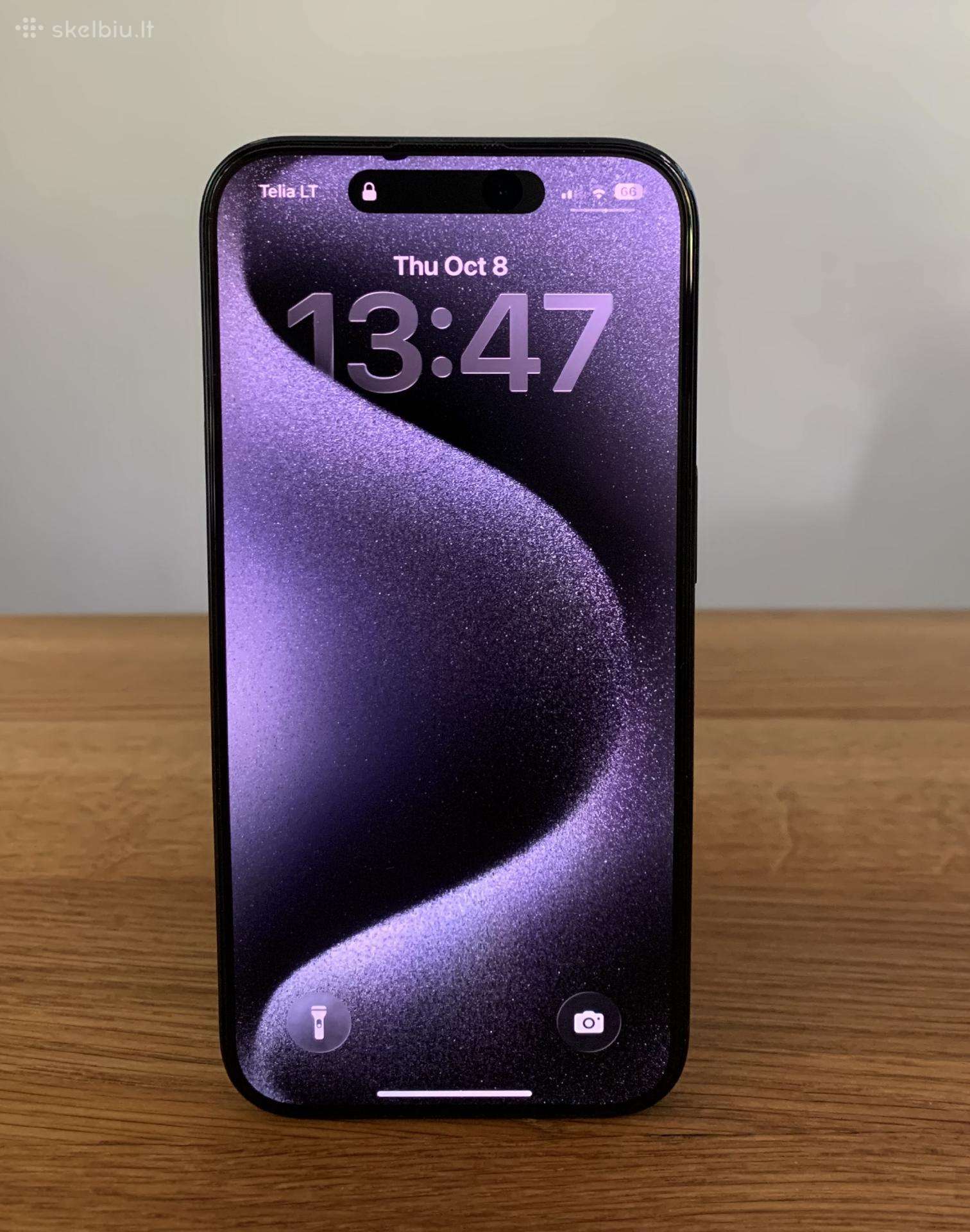 iPhone 15 Pro 256gb Blue Titanium + Pitaka/apple