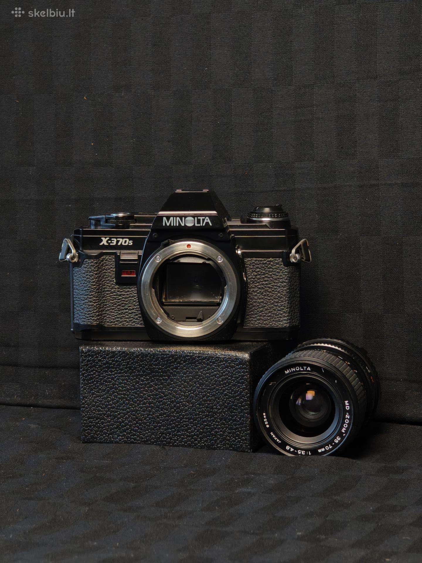 Minolta X-370sjuostinis fotoaparatas