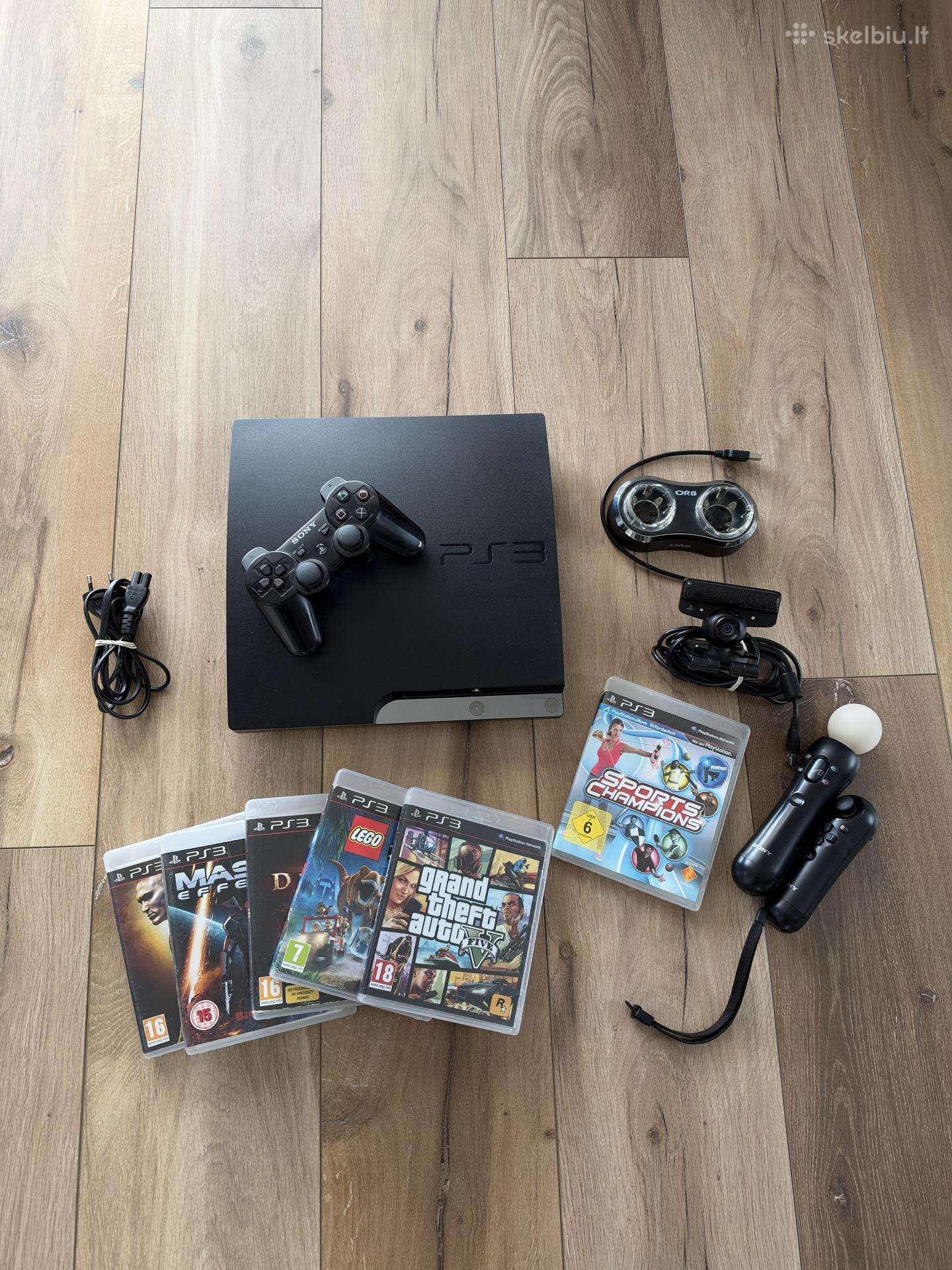 Playstation 3 slim PS3 su move komplektu