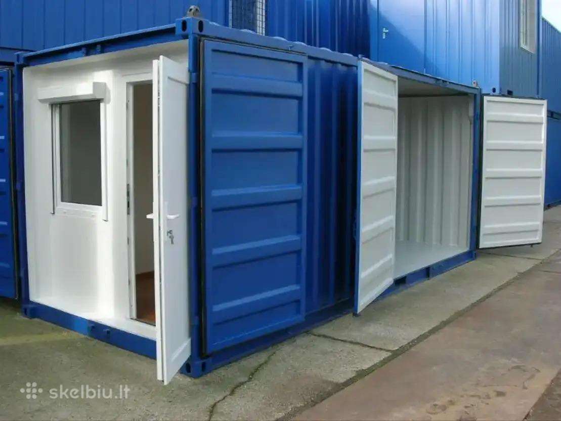 20 pėdų kombinuotas konteineris – sustiprintas sau