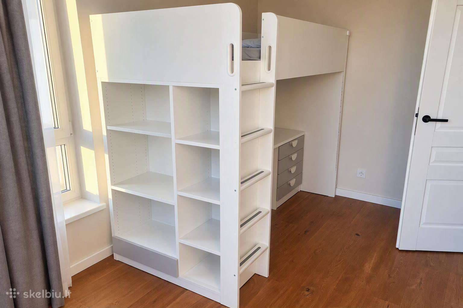 Aukšta vaikiška lova Ikea Smastad