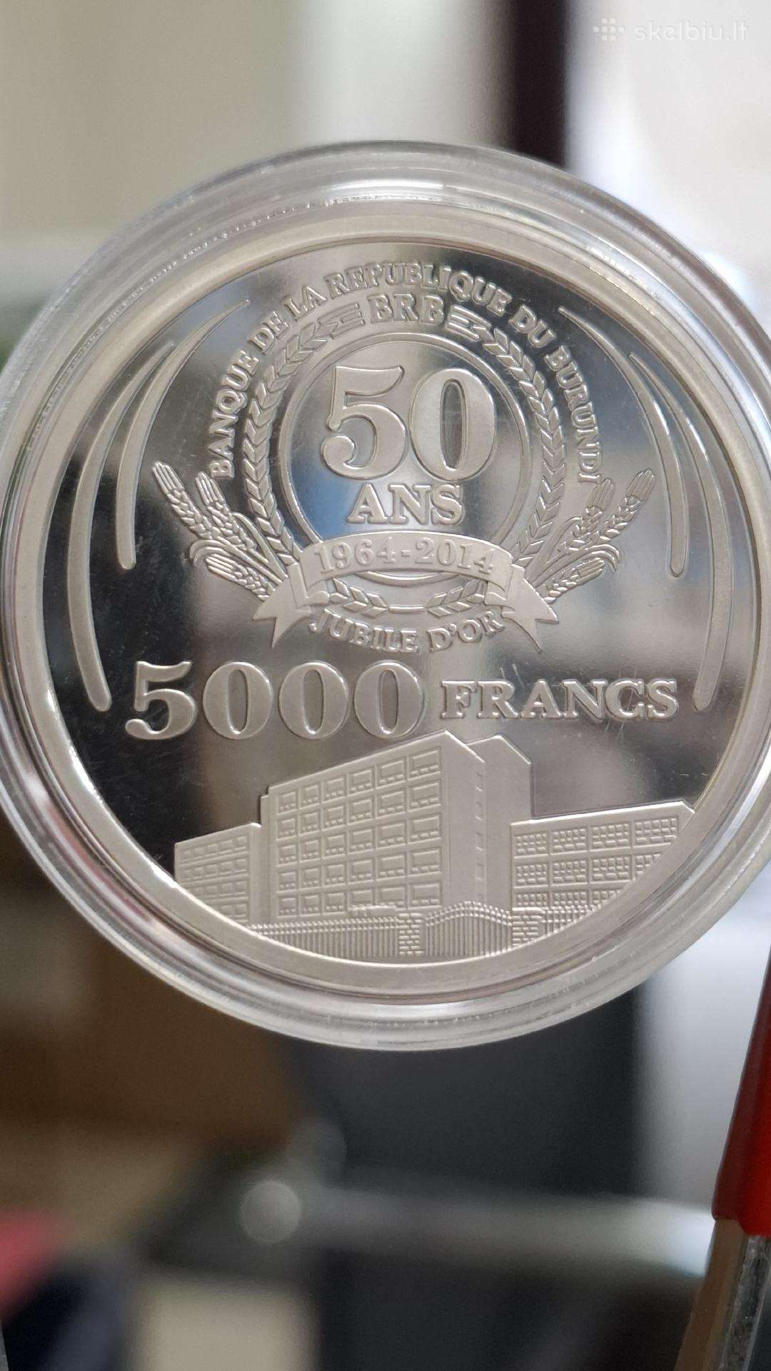 Burundi 5000 francs 2014