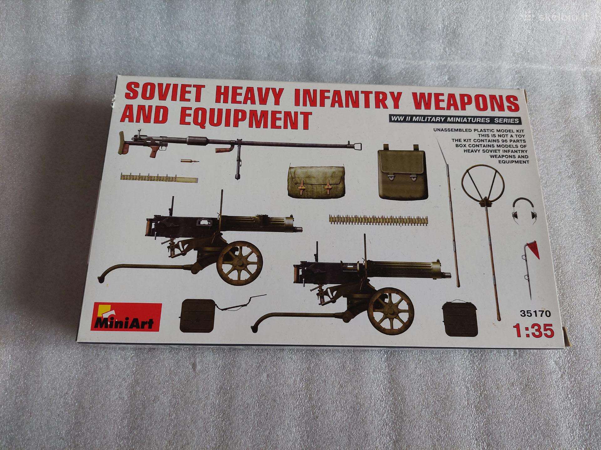 Soviet heavy infantry weapons and equipment