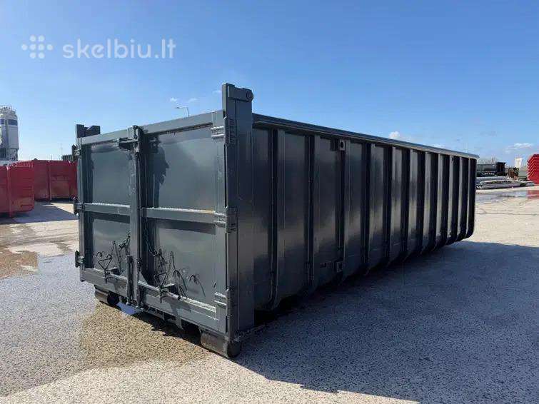 20 m³ konteineris su atviru viršumi ir Ral 7016