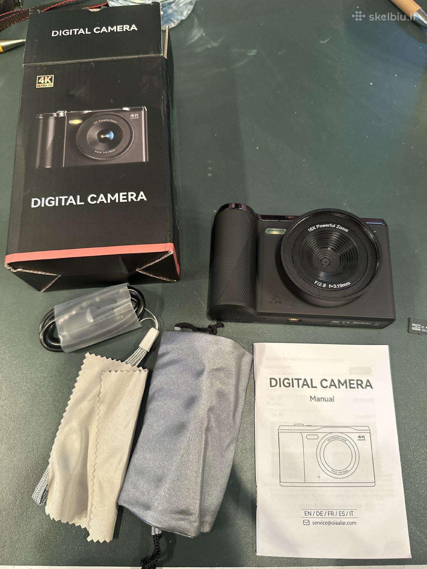Oiaalar Dc11 4k 56mp skaitmeninis fotoaparatas