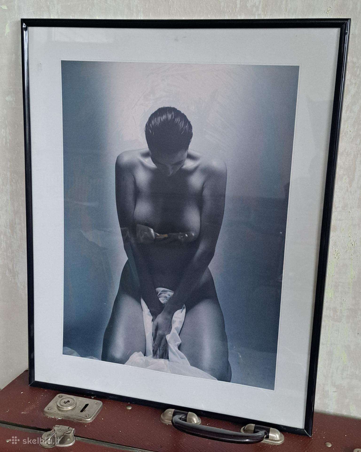 Įrėminta meninė fotografija Aktas.