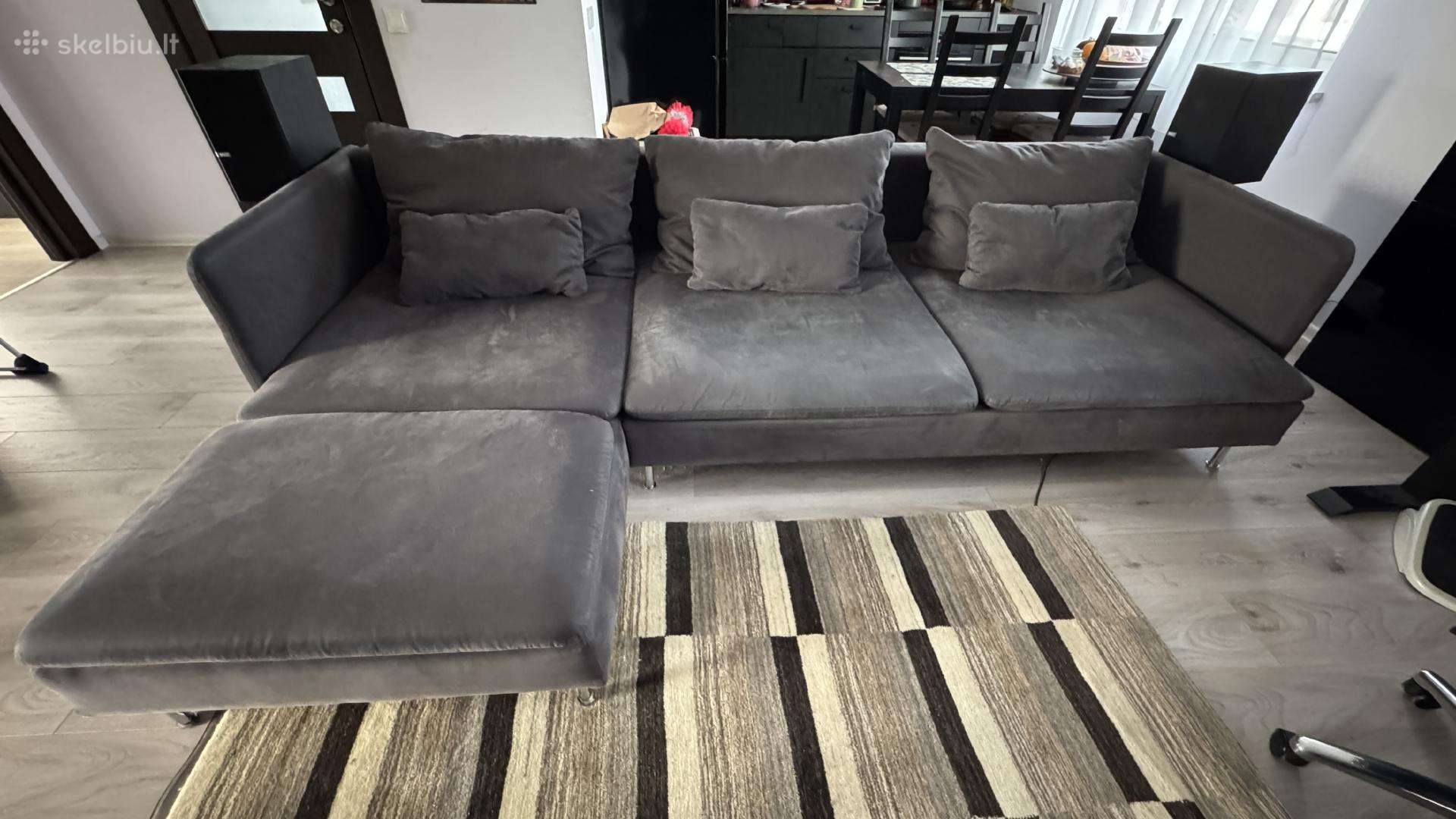 Ikea sofa-lova su miegamuoju mechanizmu Söderhamn