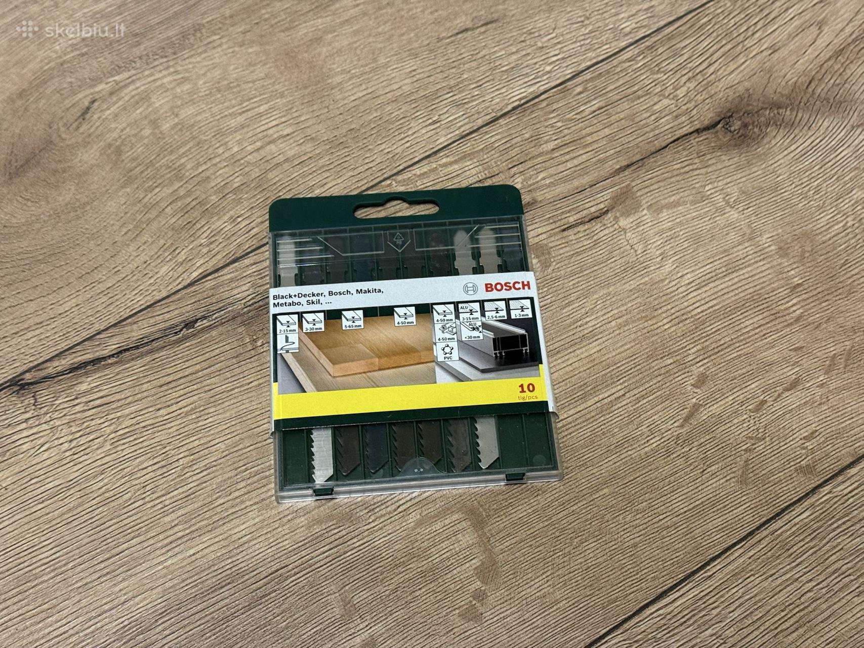 Pjūklelių komplektas Bosch, 10 cm, 10 vnt.
