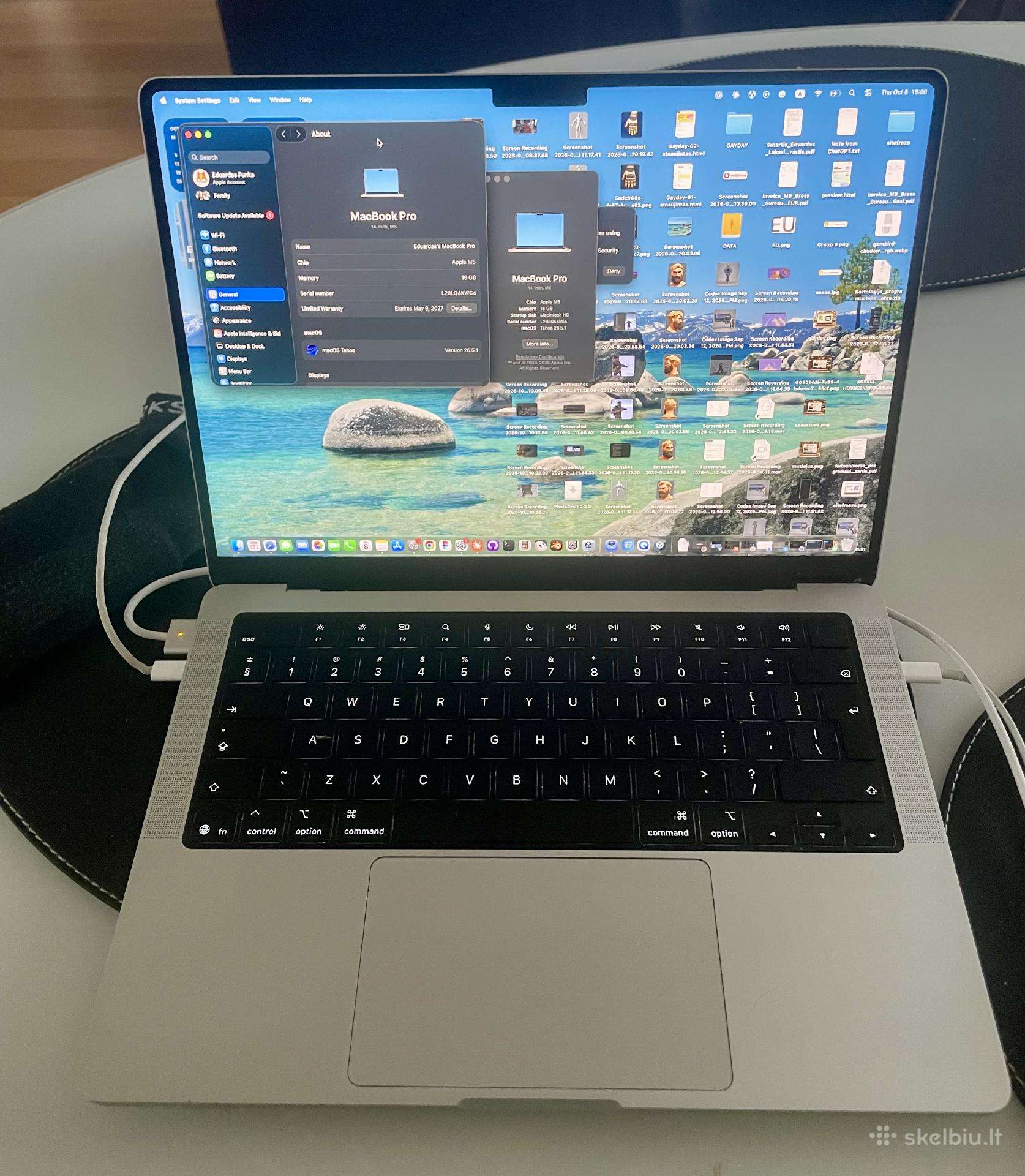 M5 MacBook pro 16gb 1tb SSD