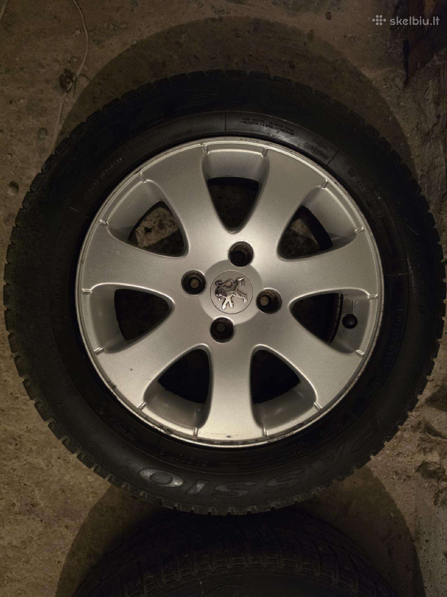 Peugeot originalūs lieti ratlankiai, R15