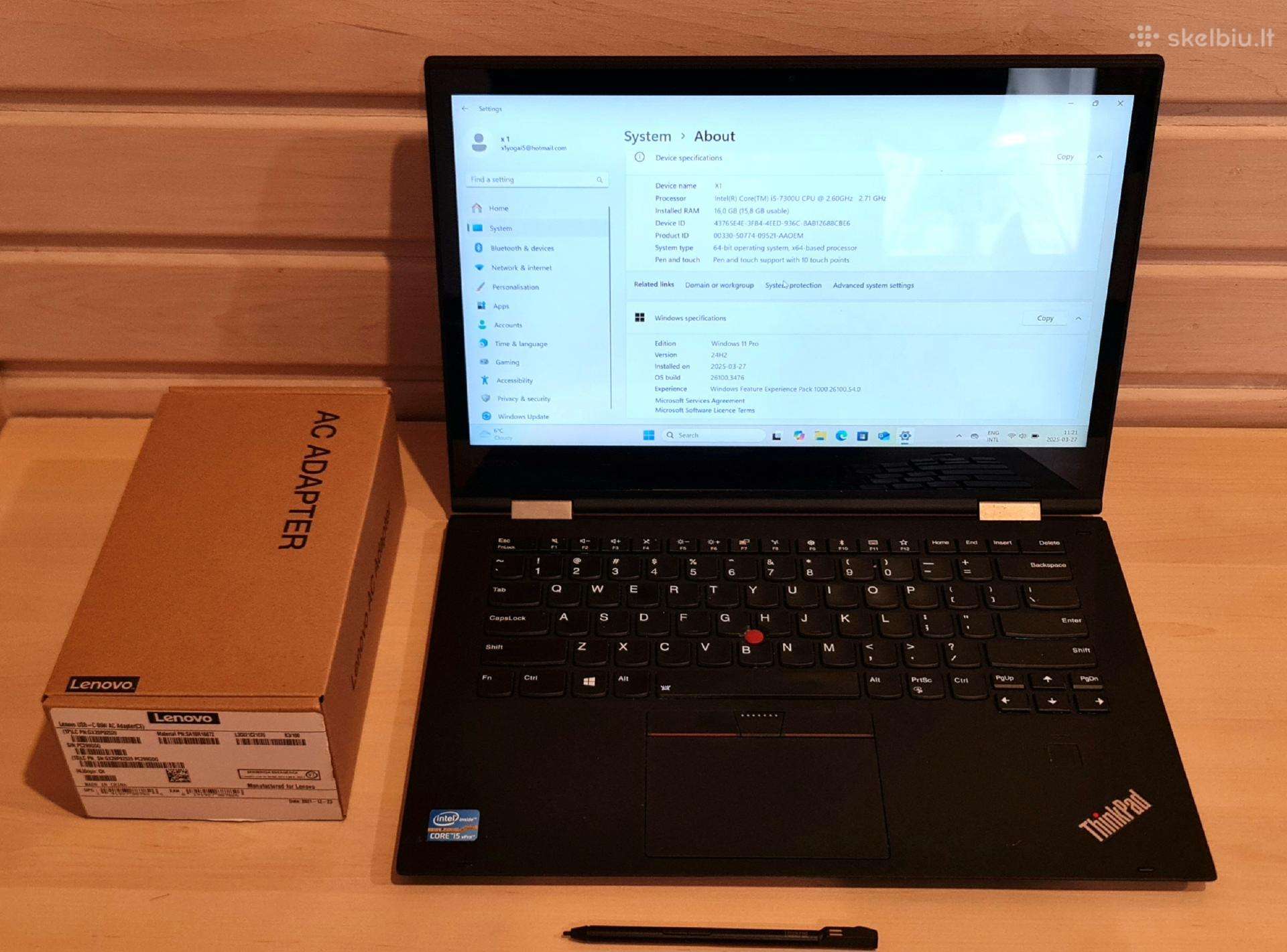 Lenovo X1 Yoga i5 Ram16gb Touch 14“ Stylus