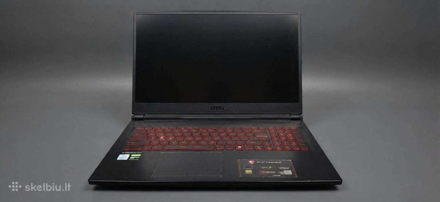 Msi Gl75 Leopard gaming nešiojamas kompiuteris