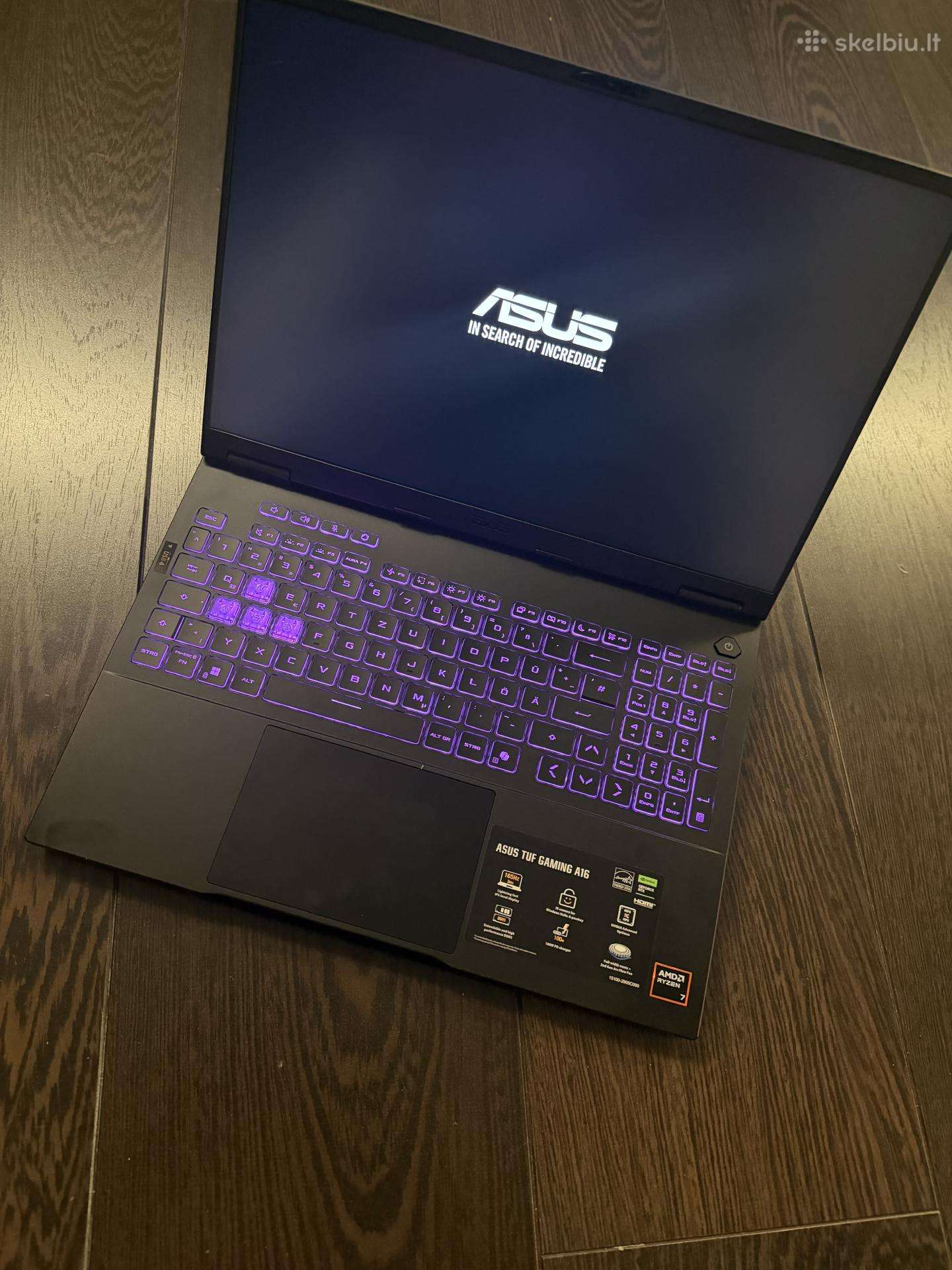 Asus Tuf Gaming A16 Ryzen7/16gb/1tb Rtx 5060