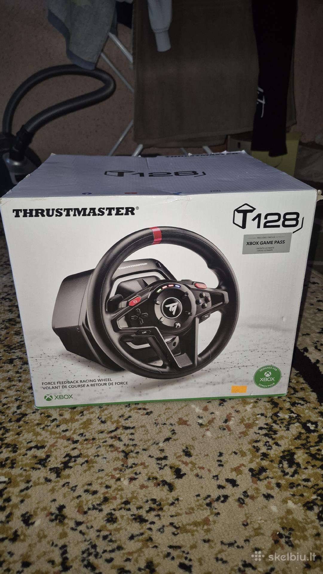 Parduodu Thrustmaster T128 vairą