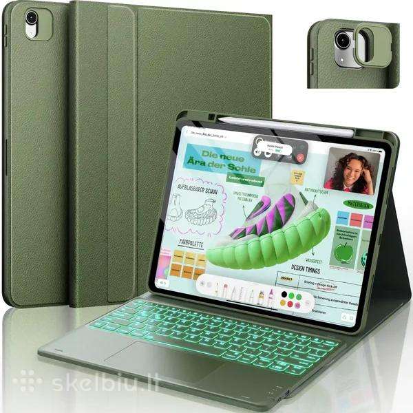 Chesona X9 dėklas su klaviatūra iPad Air 13, Qwer