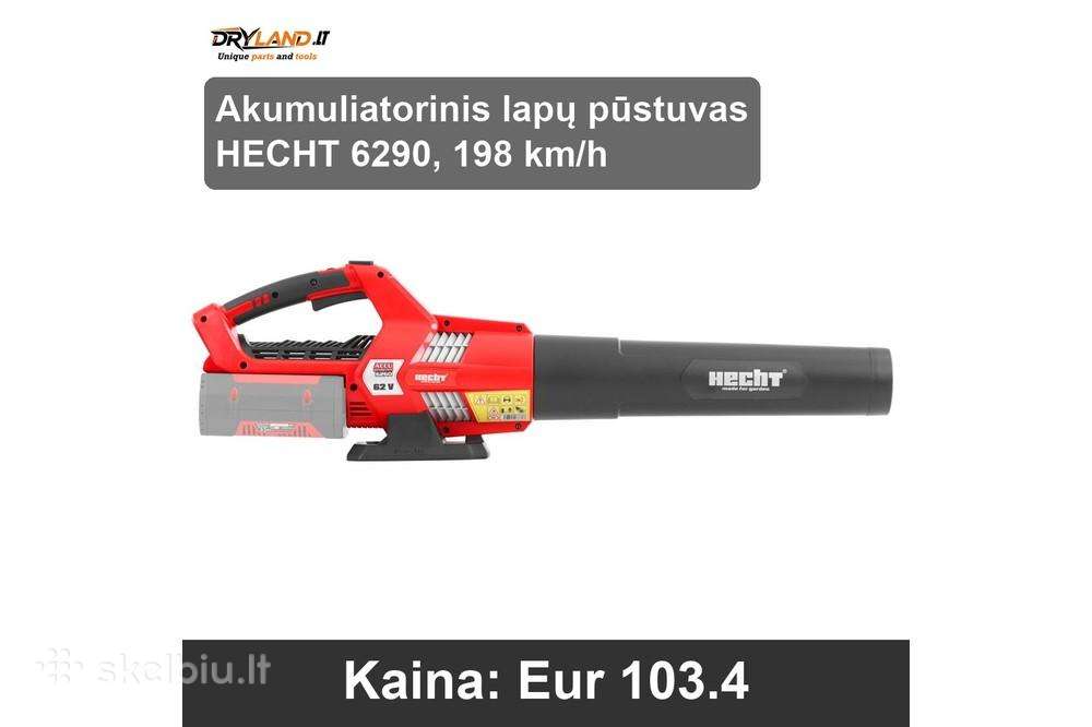 Efektyvūs lapų pūstuvai ir siurbliai – Hecht
