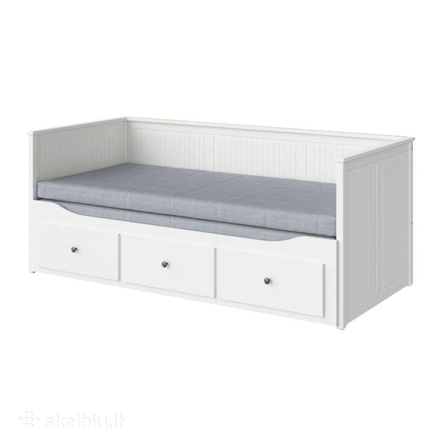 Hemnes Kušetė su 3 stalčiais