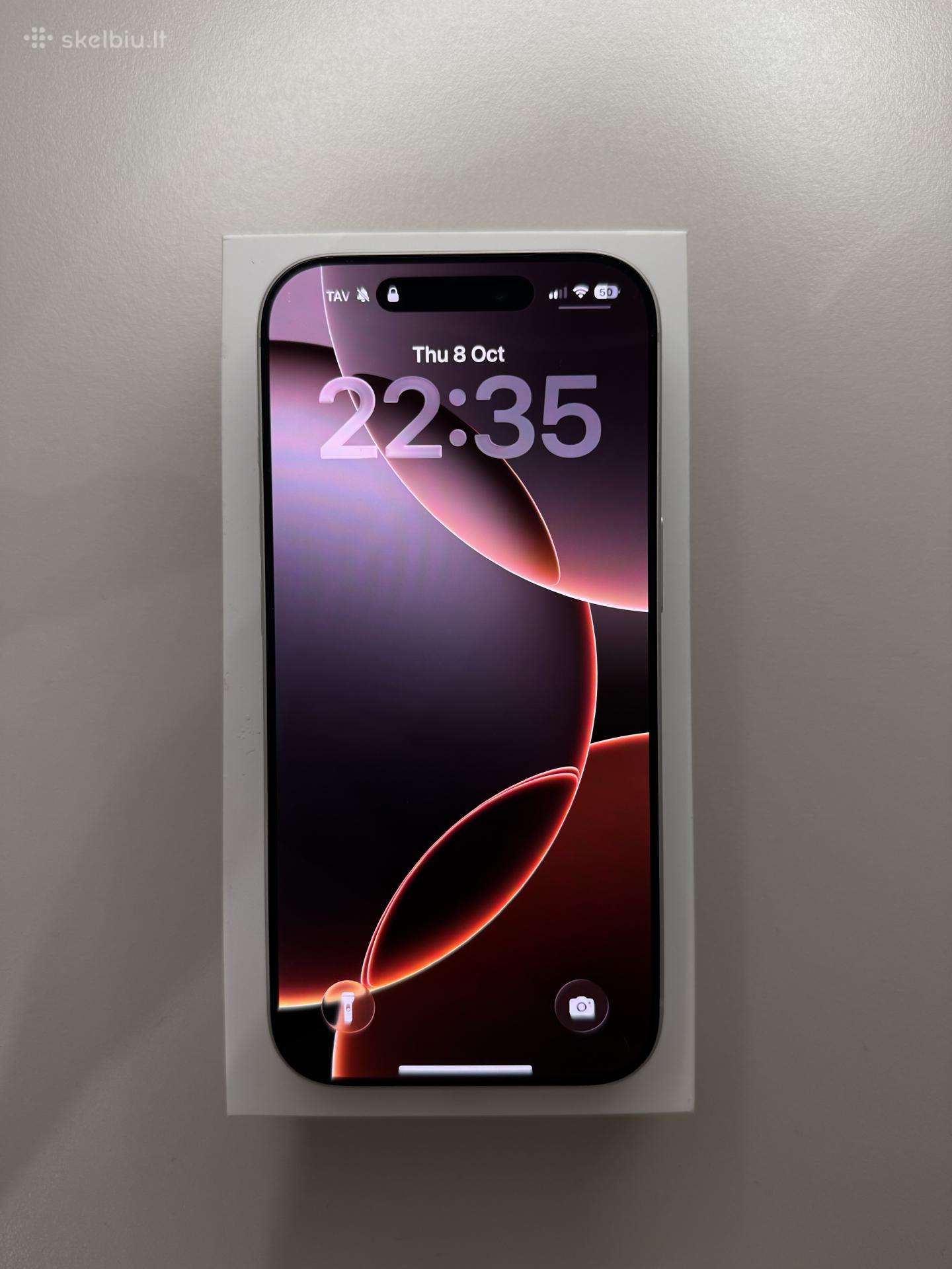 Parduodu iPhone 17 Pro 256 GB, Silver spalvos