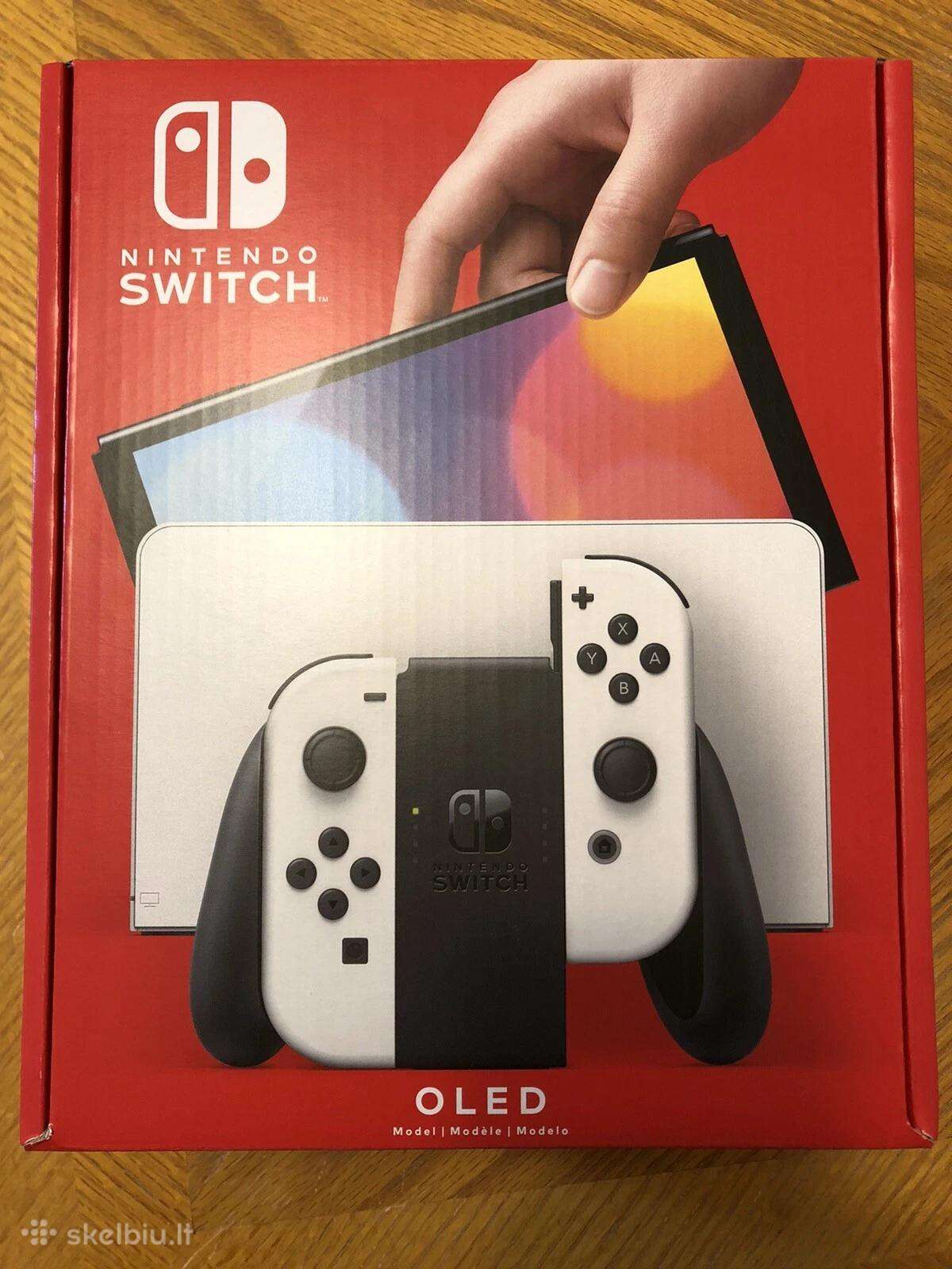 Nintendo Switch Oled Baltas (Naujas)