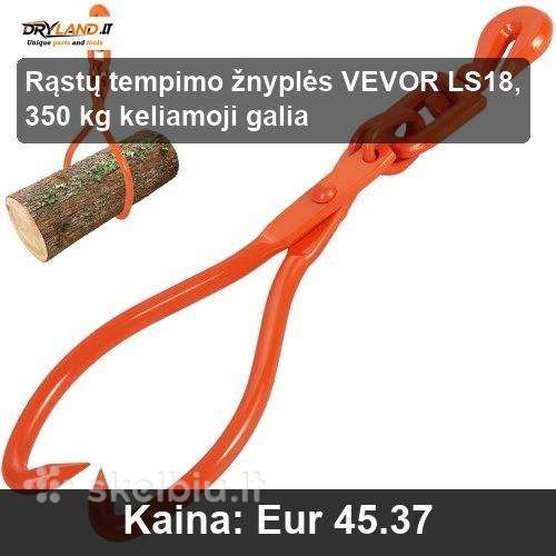 Rąstų pakėlėjai ir žnyplės – efektyvus medienos ap
