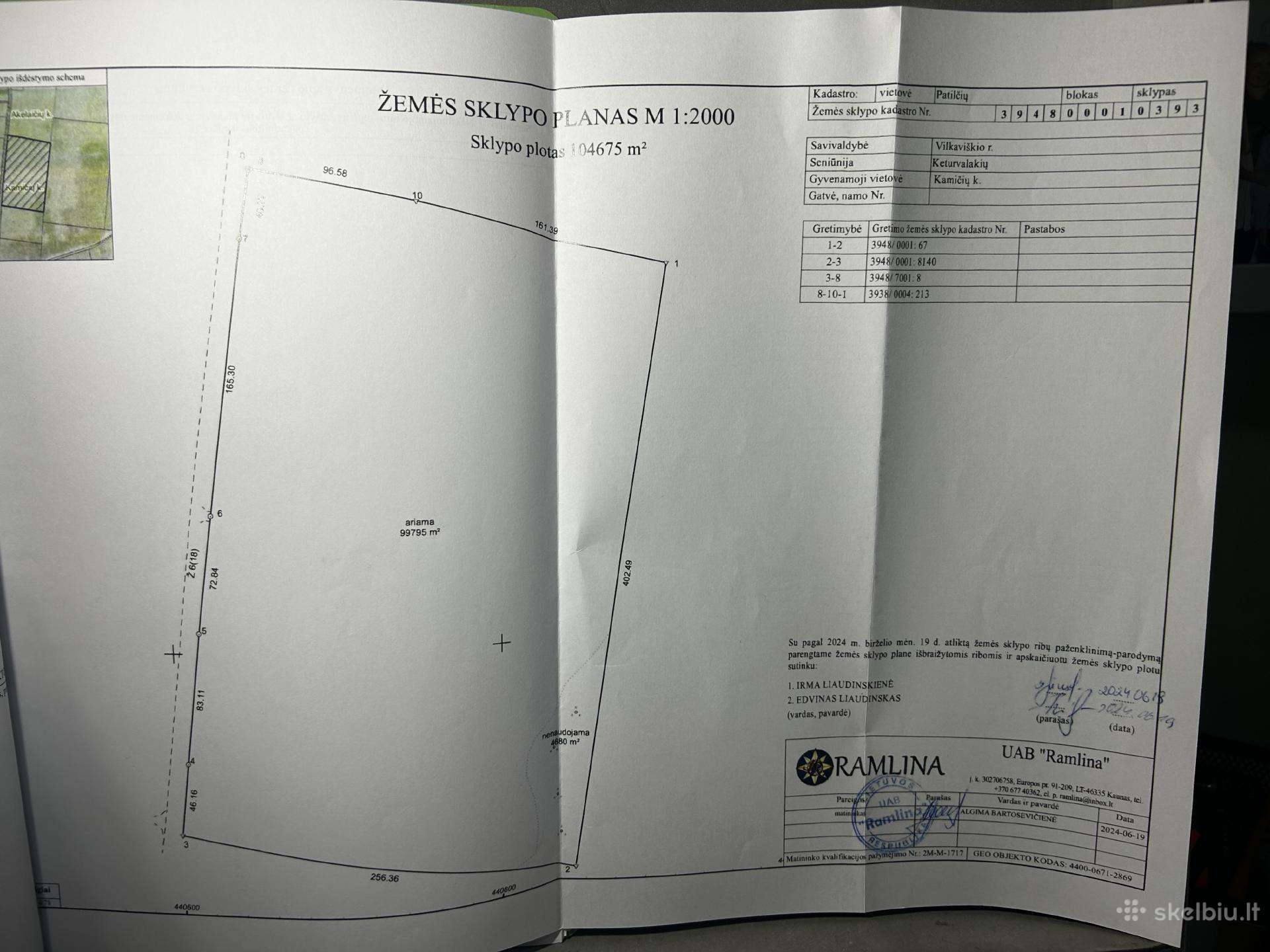 Aukšto derlingumo 10,4ha sklypas