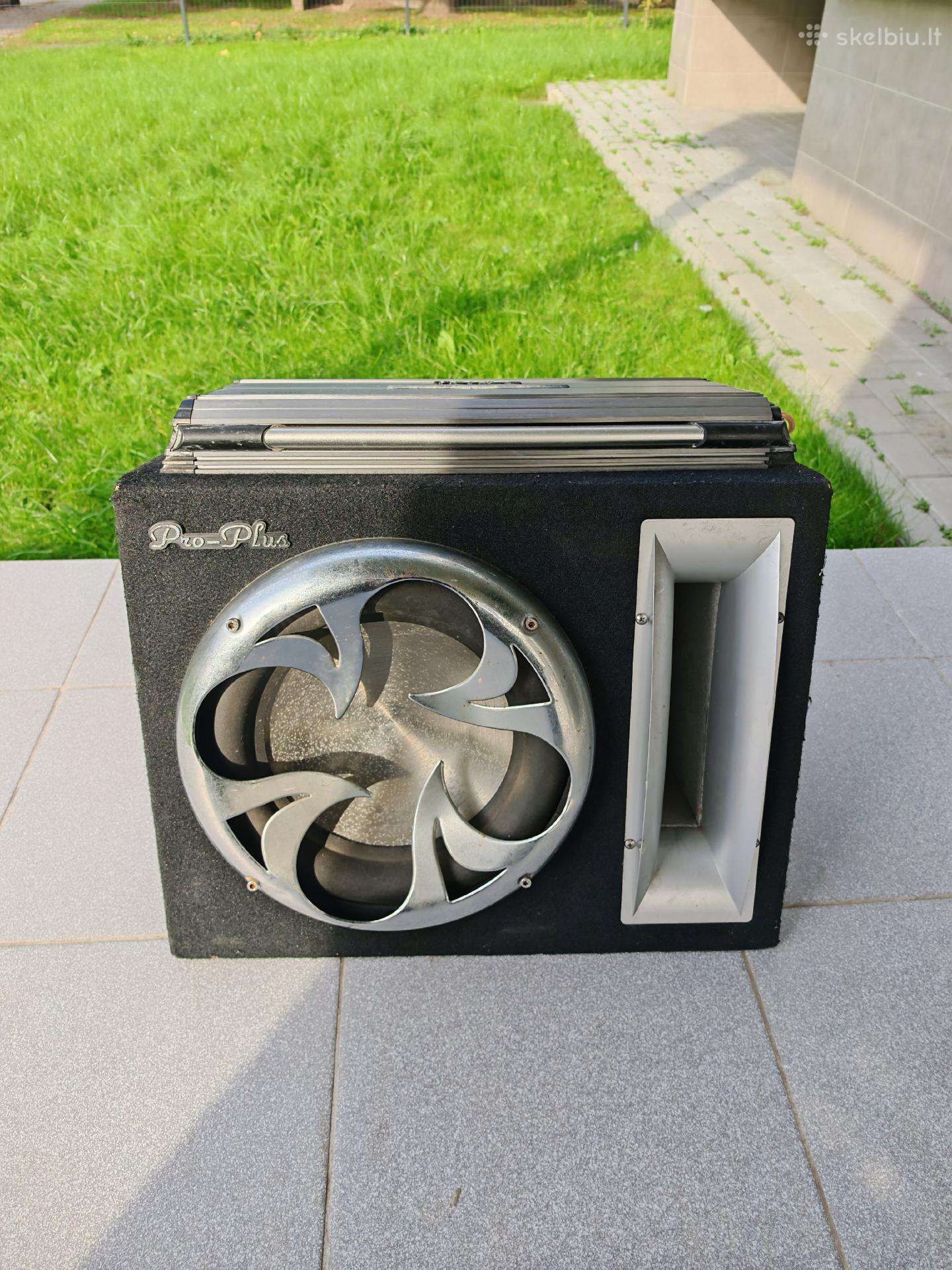 Proplus žemų dažnių kolonėlė su stiprintuvu