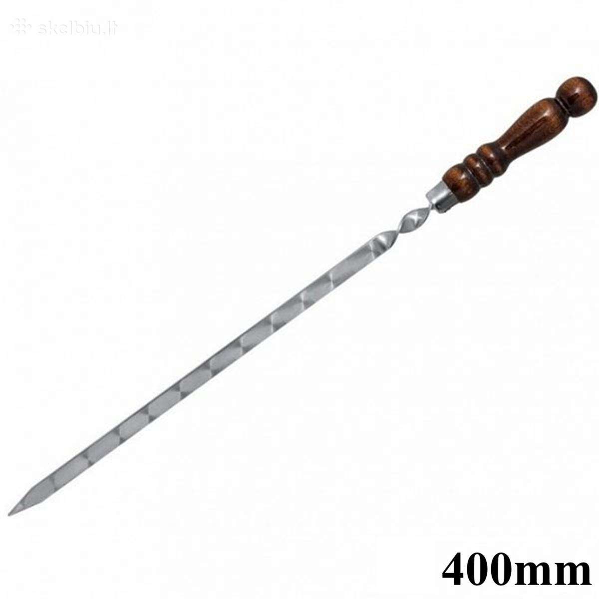 Iešmai su medinėmis rankenomis, 6 vnt., 40–50 cm