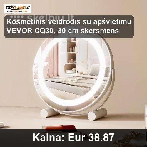 LED veidrodžiai ir vonios spintelės elegancija