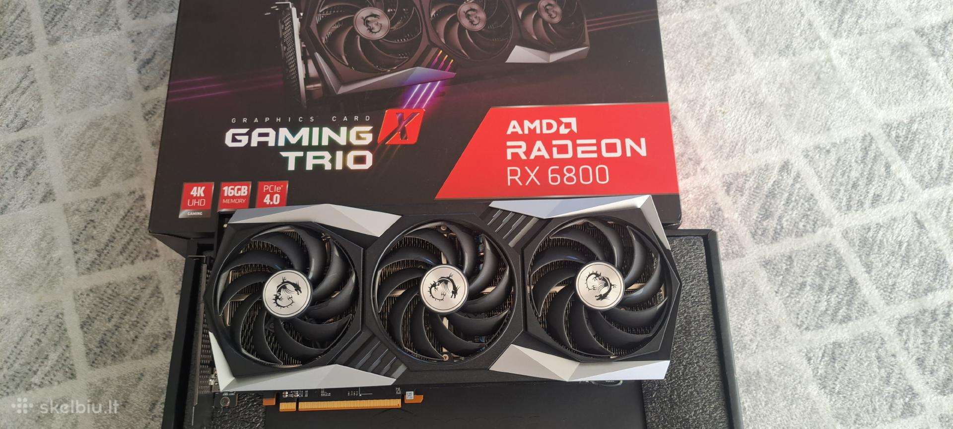 Msi Radeon Rx 6800 Gaming X Trio 16gb