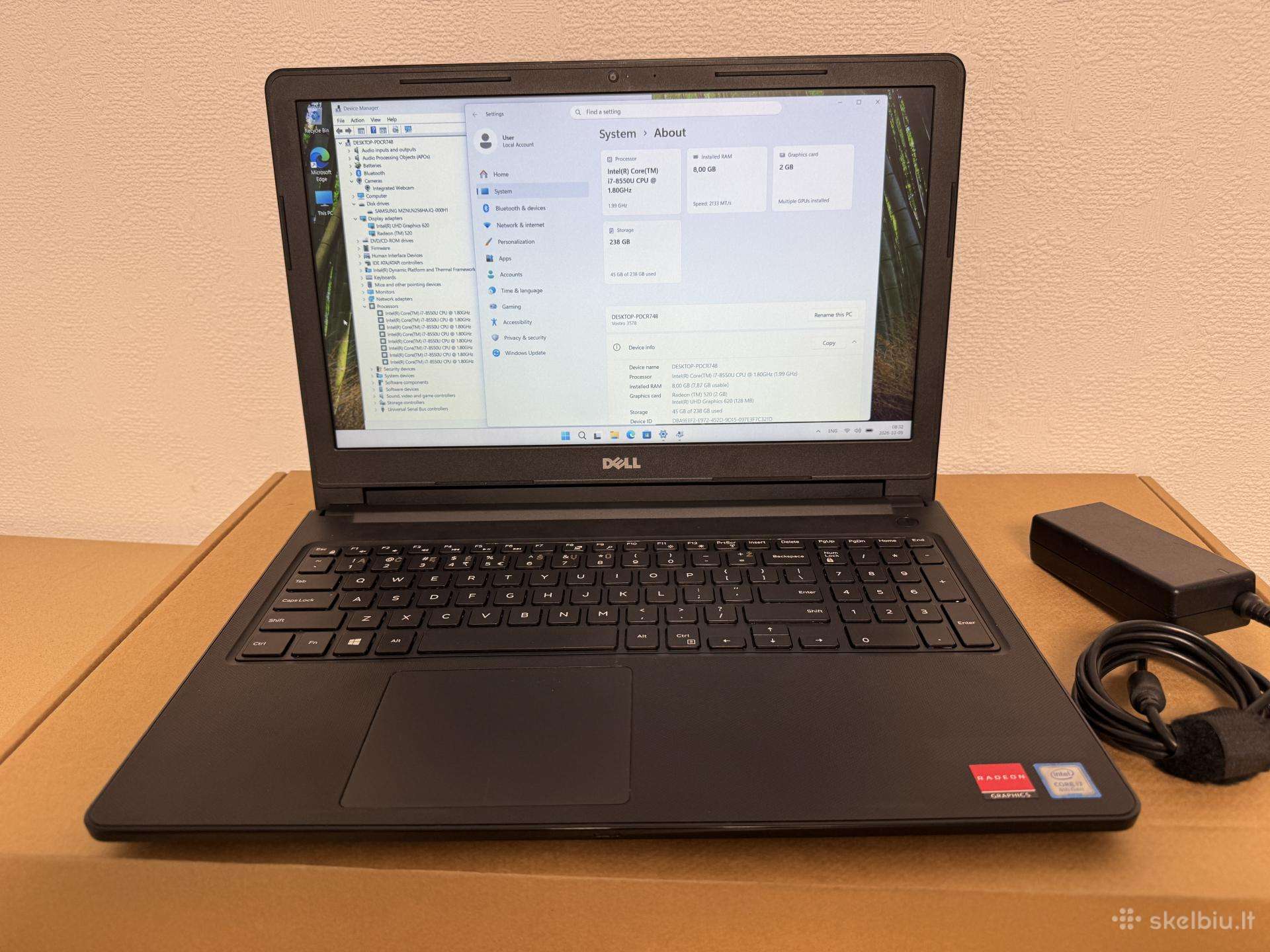 Dell Vostro 15 i7-8550u