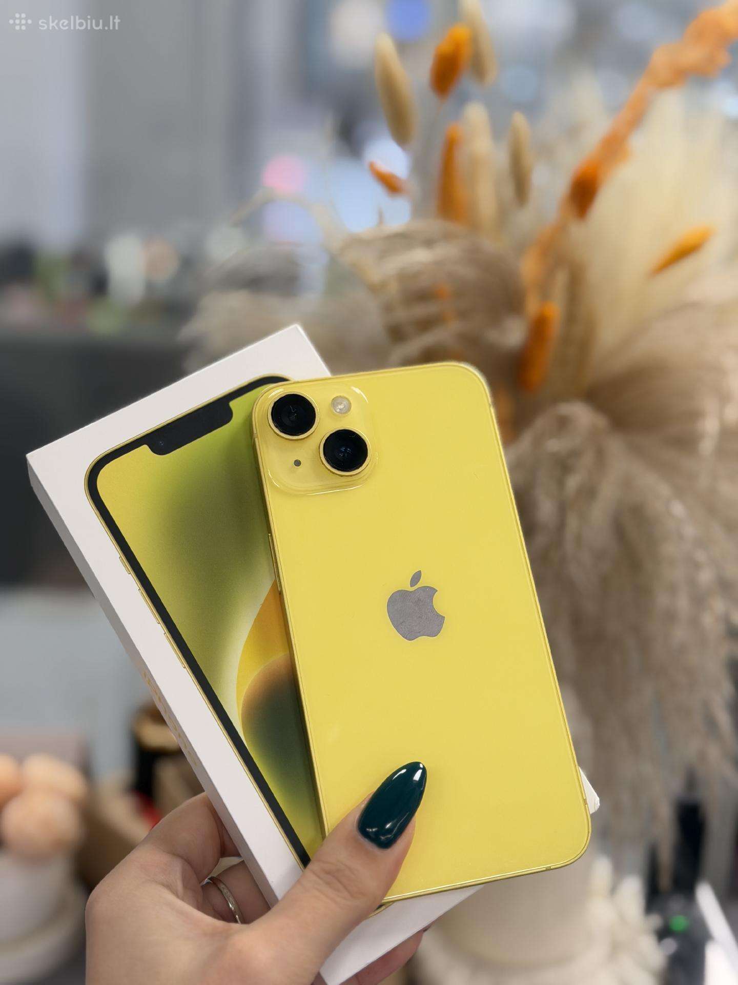Geltonas iPhone 14