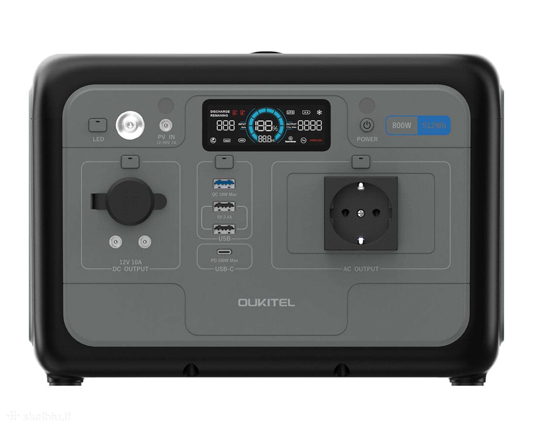 Oukitel P800 512wh elektros stotelė