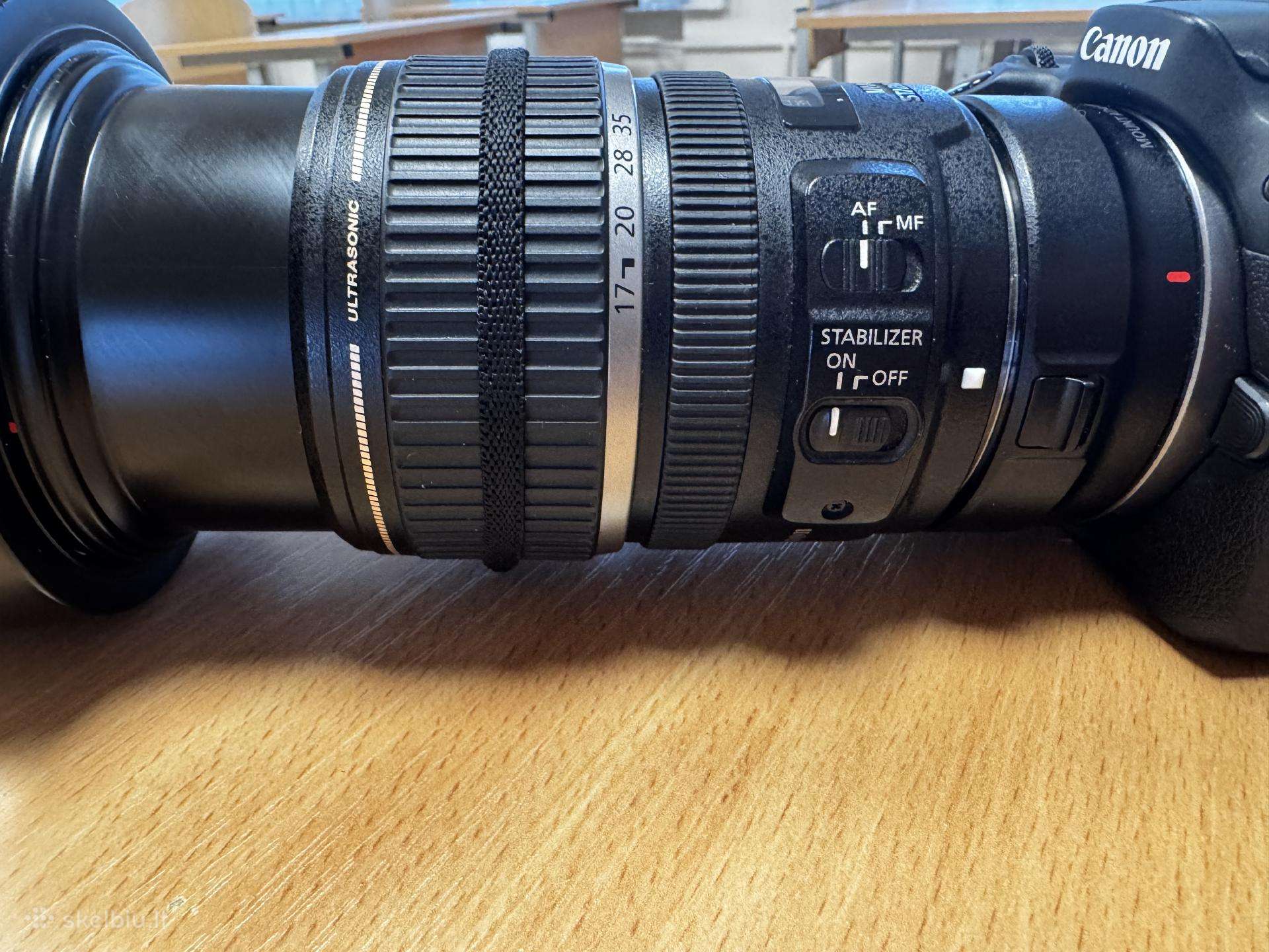 Canon Ef-s 17–55mm f/2.8 Is Usm + adapteris