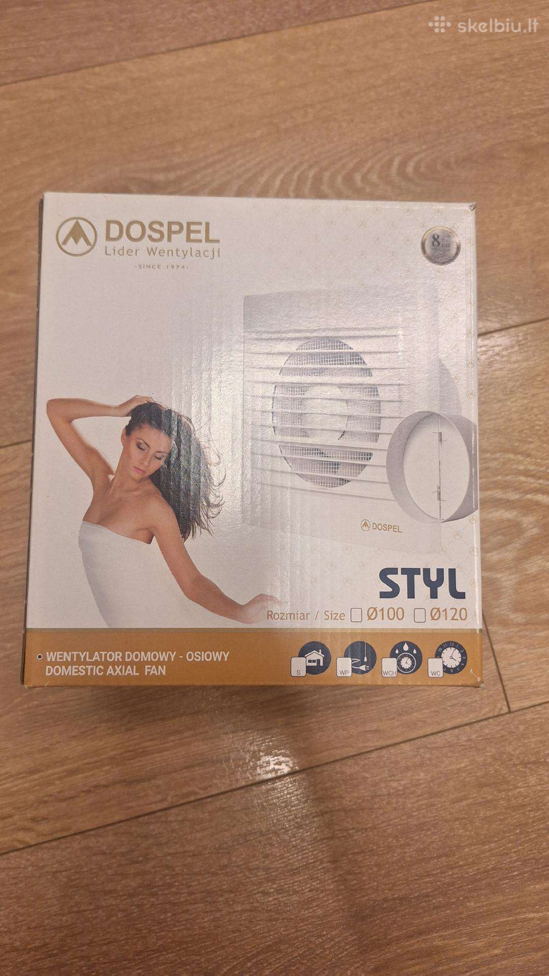 Buitinis ventiliatorius Dospel Styl 100wp, d100