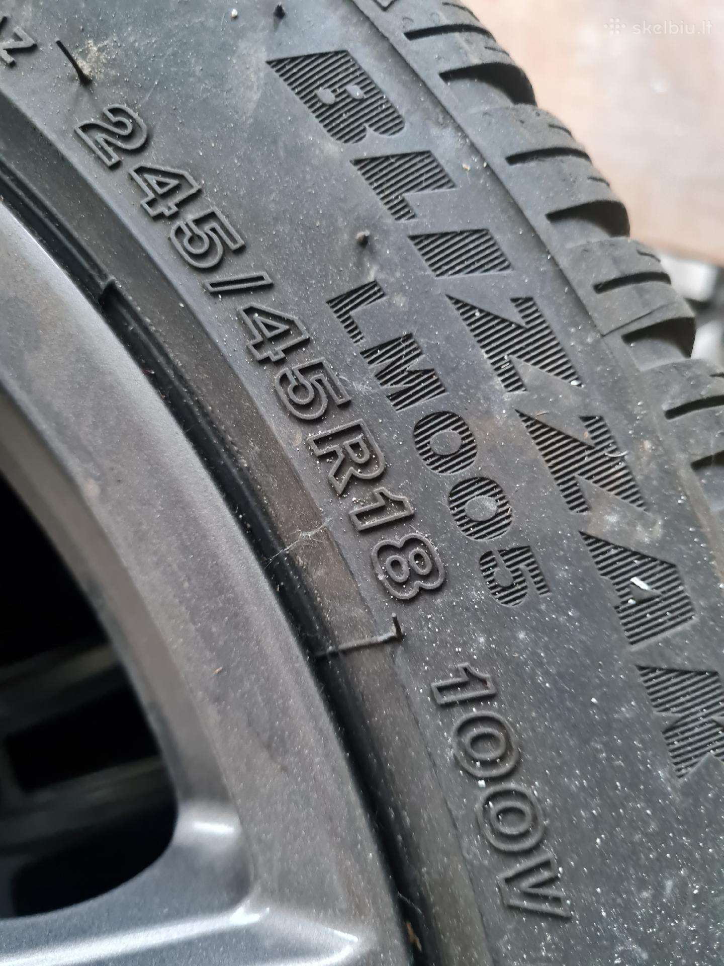 Naudotos padangos R18 M+s