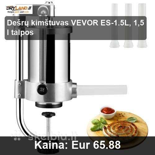 Dešrų Kimštuvas – Namų ir Komercinei Produkcijai