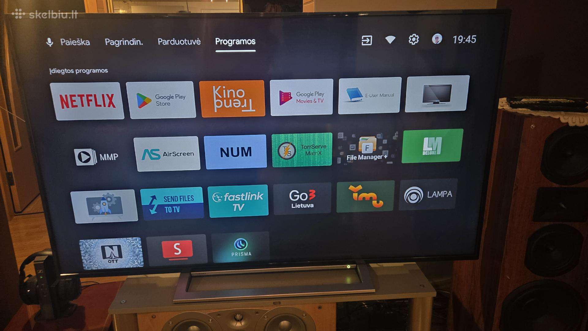 65 colių televizorius Toshiba su android TV