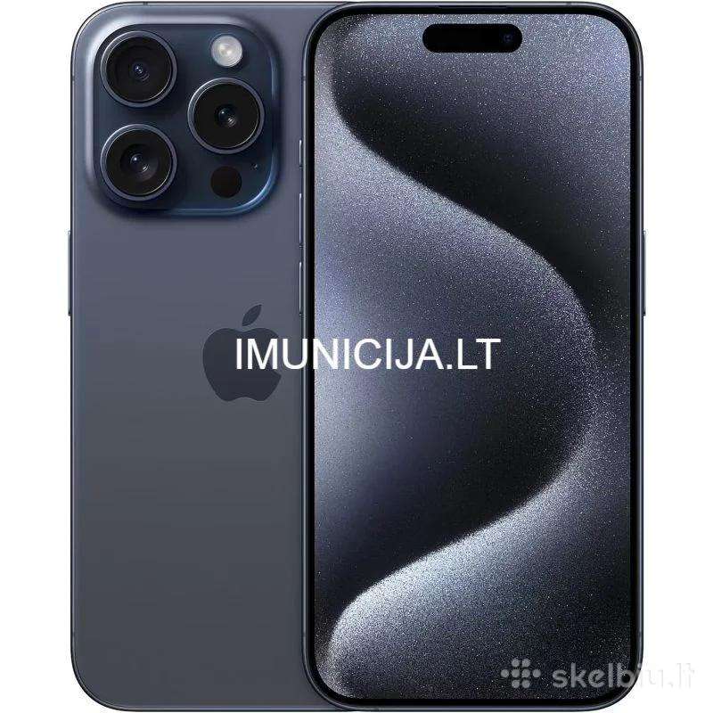 iPhone 15 Pro 128gb + 3 mėn. garantija