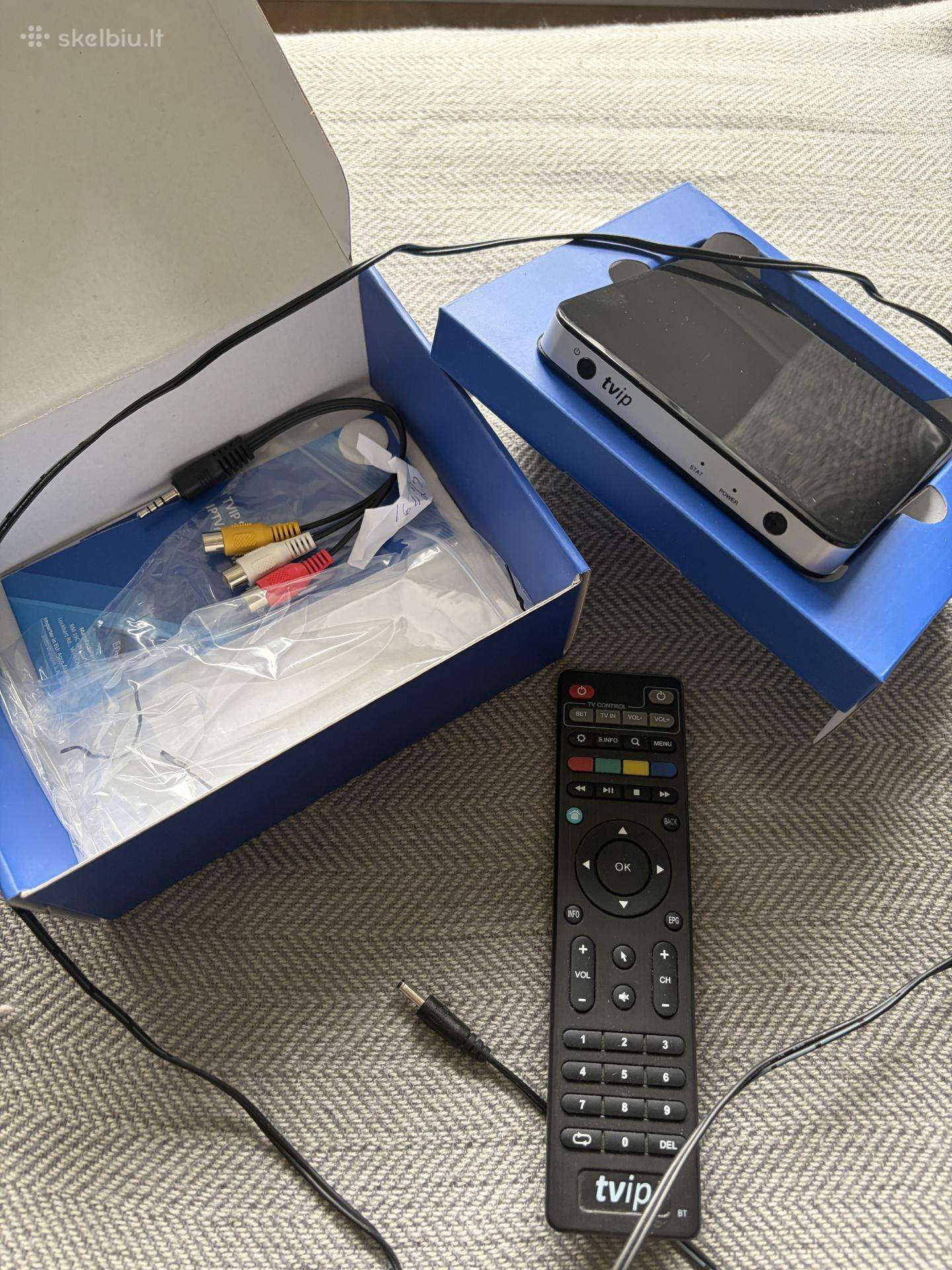 Iptv priedėlis: Tvip S Box v.605 4k