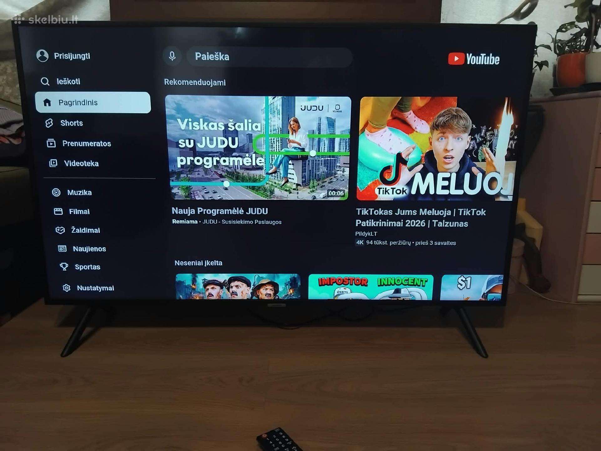Samsung 49" Smart televizorius